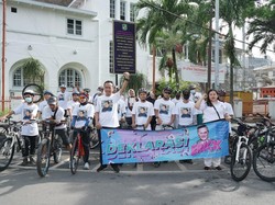 Sobat Erick Gelar Diskusi soal Banjir-Bersepeda Keliling Kota Medan