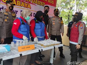 Jamin Keselamatan Penumpang, Kru Bus di Terminal Purabaya Dites Urine