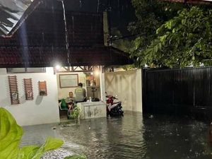 Rumah Dinas Wabup Bojonegoro Juga Terendam Banjir