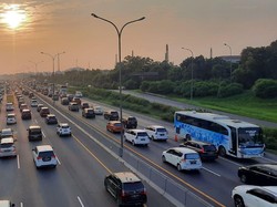 One Way-Contra Flow Tol Japek Berakhir, Lalin Kembali Normal