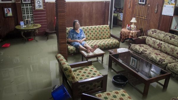 Kali Senggol Meluap, Permukiman di Kampung Timuran Solo Kebanjiran