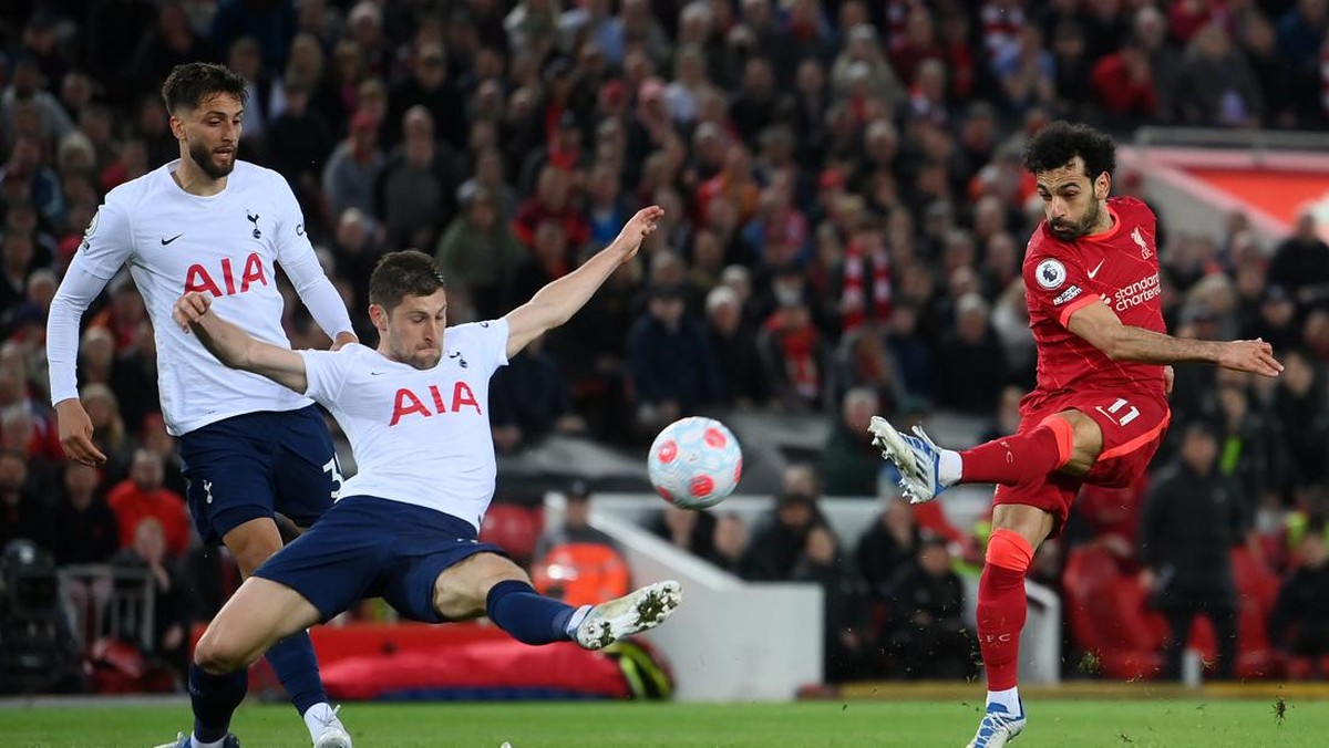 Liverpool vs Tottenham Hotspur selesai 1-1 (Getty Images/Laurence Griffiths)