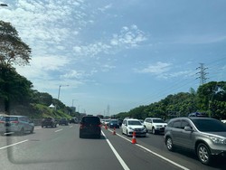 Simak! Daftar Titik Kepadatan Arus Balik Tol Cikampek Siang Ini