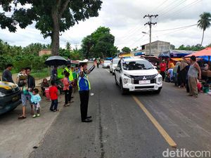 Jalinsum di Madina-Parapat Masih Lancar Saat Puncak Arus Balik Jalinsum di Madina-Parapat Masih Lancar Saat Puncak Arus Balik