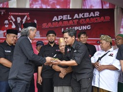 1.000 Simpatisan Ganjar Pranowo Hadiri Apel Akbar di Lampung