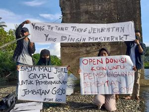 Pesan ke Pusat, Ada Warga Bolmut Mau Jual Ginjal untuk Jembatan Mangkrak