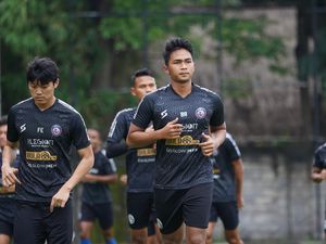 Arema FC Bakal Latihan Perdana Tanpa Pelatih dan Pemain Asing