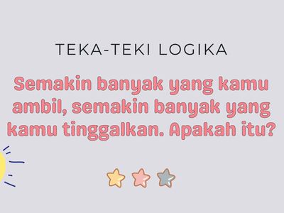 Kelamaan Libur Bikin Lemot? Coba Main Teka-teki Logika Supaya Nggak Nge-blank