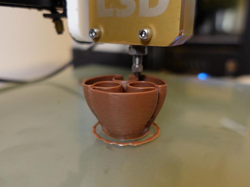 Cokelat Cantik Ini Dicetak Pakai Printer 3D, Langsung Lumer di Mulut