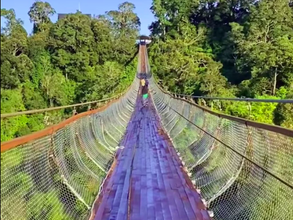 Foto: Jembatan Gantung Terpanjang se-Asia Tenggara di Bandung Foto: Jembatan Gantung Terpanjang se-Asia Tenggara di Bandung