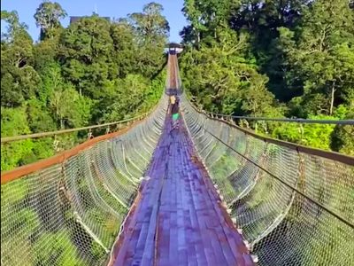 Foto: Jembatan Gantung Terpanjang se-Asia Tenggara di Bandung