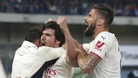 Tonali kembali mencetak gol di awal babak kedua untuk membawa Milan berbalik unggul.