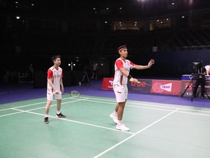 Aksi Kevin/Bagas di Thomas Cup 2022: Baru Dapat Ponten 65 Aksi Kevin/Bagas di Thomas Cup 2022: Baru Dapat Ponten 65