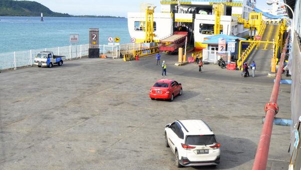 H+6 Lebaran, Arus Balik di Pelabuhan Bakauheni Mulai Menurun
