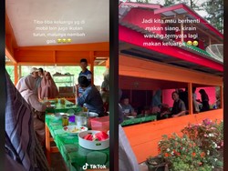 Dikira Warung Makan, Rombongan Keluarga Ini Ternyata Makan di Rumah Orang