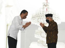 Jokowi Salat Idul Fitri dan Lebaran Besok di Solo, Maruf Amin di Istiqlal