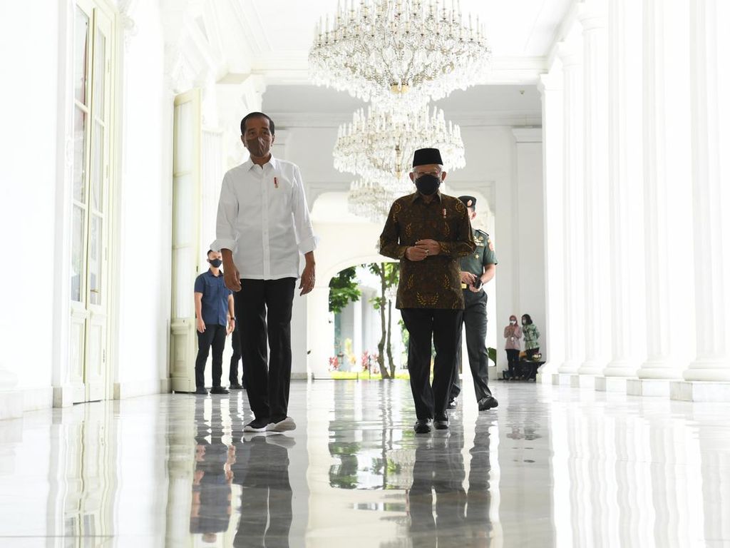 Sentilan Jokowi-Maruf untuk Menteri yang Mulai Sibuk Kampanye Sentilan Jokowi-Maruf untuk Menteri yang Mulai Sibuk Kampanye