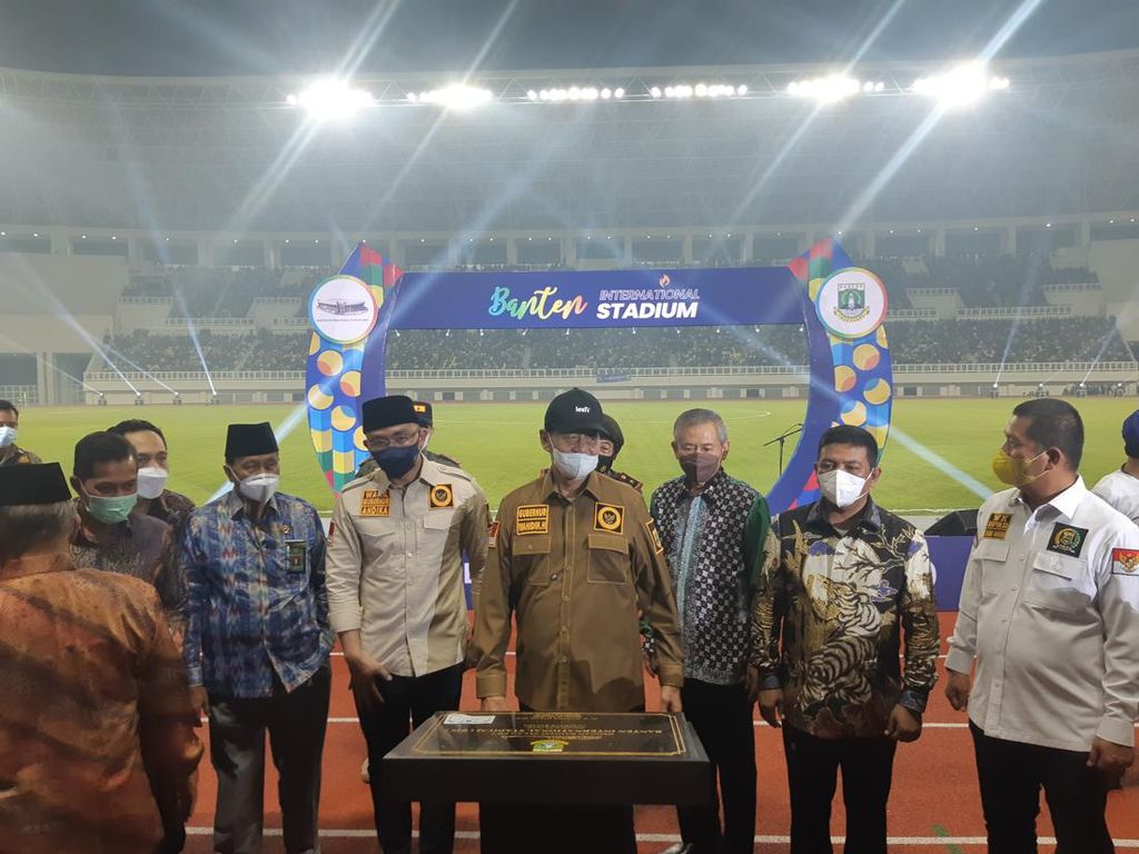 Resmikan Banten International Stadium, Gubernur Wahidin Singgung JIS