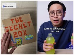 Unik! TikToker Ini Cicip Makanan Khas Bikini Bottom, Kampung Halaman Spongebob