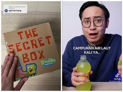 Unik! TikToker Ini Cicip Makanan Khas Bikini Bottom, Kampung Halaman Spongebob