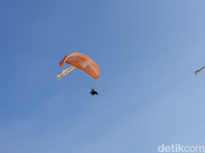 Wah... Ada Polisi Terbang Pantau Arus Balik di Jalur Garut