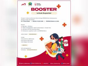 Gibran Ajak Suporter Solo Raya Ikuti Vaksinasi Booster di Persis Store Gibran Ajak Suporter Solo Raya Ikuti Vaksinasi Booster di Persis Store