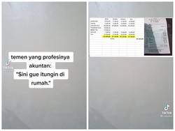 Kocak! Disuruh Hitung Biaya Makan Bareng, Akuntan Ini Bikin Pembukuan Lengkap
