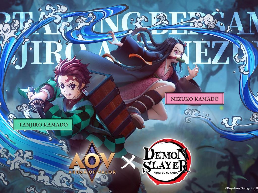 Arena of Valor Resmi Mulai Kolaborasi dengan Anime Demon Slayer