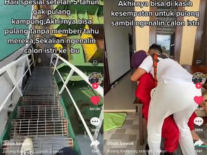 Viral Pelaut 5 Tahun Merantau Akhirnya Mudik, Beri Kejutan Bawa Calon Istri