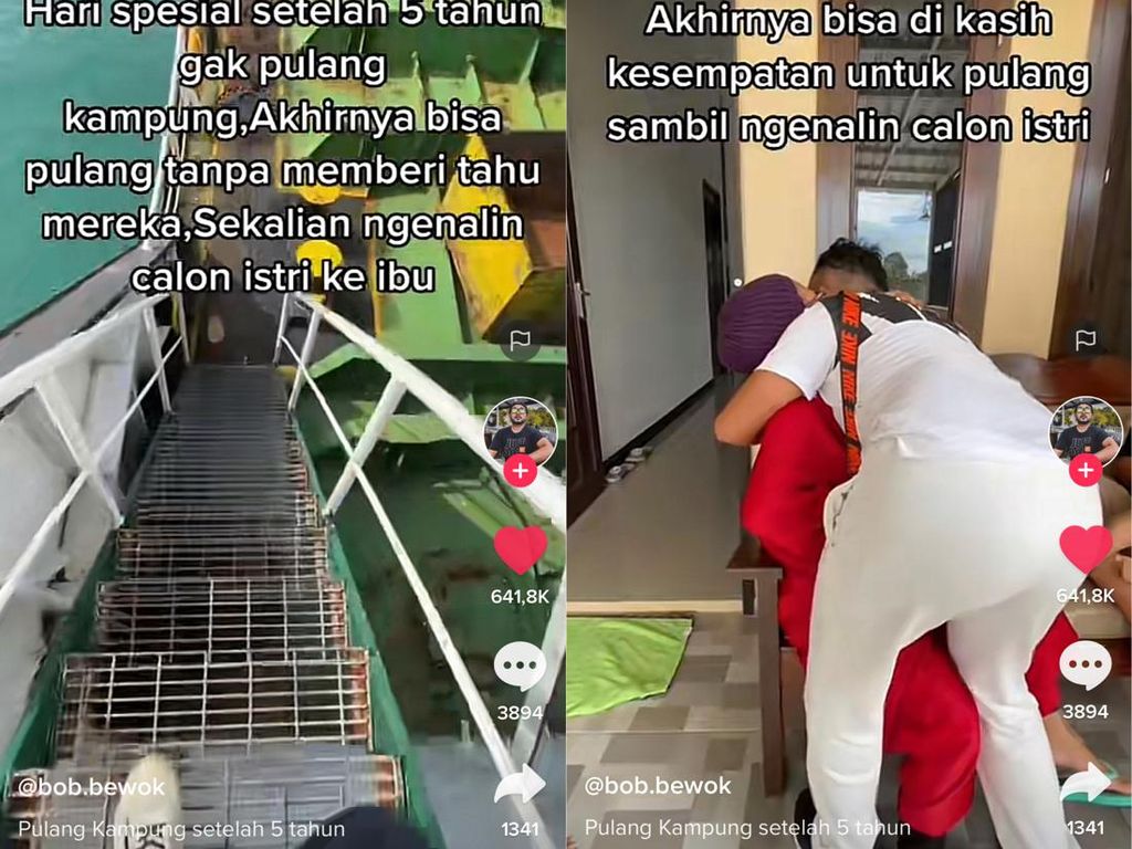 Viral Pelaut 5 Tahun Merantau Akhirnya Mudik, Beri Kejutan Bawa Calon Istri Viral Pelaut 5 Tahun Merantau Akhirnya Mudik, Beri Kejutan Bawa Calon Istri