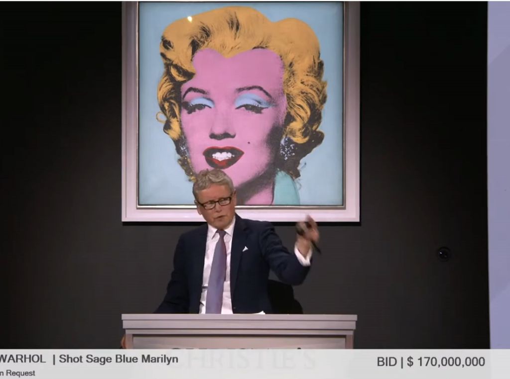 Fenomenal! Lukisan Marilyn Monroe Pecahkan Rekor Sejarah
