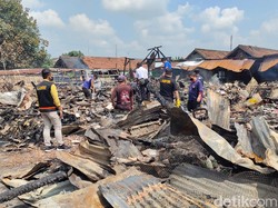 Ini Temuan Tim Labfor Saat Olah TKP Kebakaran Pasar Ngadiluwih Kediri