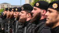 Parade Militer Chechnya Ikut Rayakan Hari Kemenangan Rusia