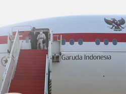 Terbang ke AS, Jokowi Pakai Pesawat Carter Garuda