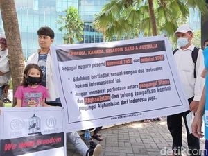 Pengungsi Afganistan di Medan Tuntut Dipindahkan ke Negara Ketiga