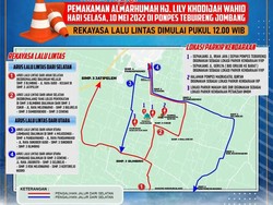 Hindari Area Ponpes Tebuireng, Ini Rekayasa Lalin Jelang Pemakaman Lily Wahid