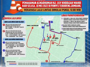 Hindari Area Ponpes Tebuireng, Ini Rekayasa Lalin Jelang Pemakaman Lily Wahid Hindari Area Ponpes Tebuireng, Ini Rekayasa Lalin Jelang Pemakaman Lily Wahid
