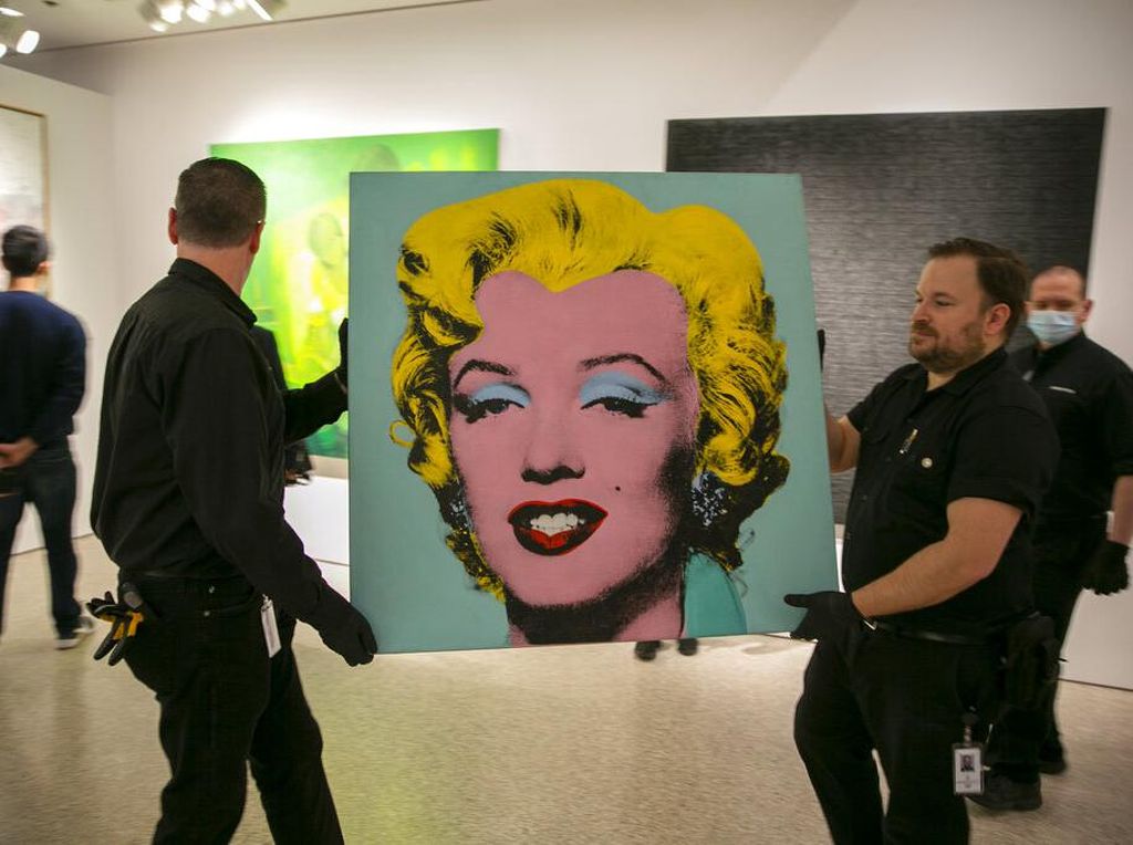 Rekor! Lukisan Marilyn Monroe Karya Andy Warhol Laku Rp 2,8 Triliun