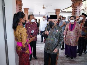 Vaksinasi Booster Sudah 68%, Wapres: Tak Perlu Khawatir Datang ke Bali Vaksinasi Booster Sudah 68%, Wapres: Tak Perlu Khawatir Datang ke Bali