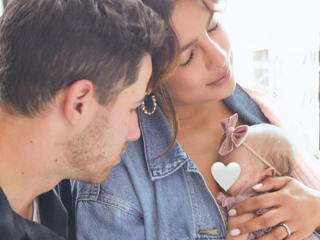 Priyanka Chopra dan Nick Jonas Umumkan Nama Anak, Tapi Belum Perlihatkan Wajah