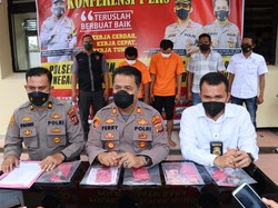 Curi Jam Mewah-Perhiasan Emas, 2 Pria di Batu Bara Ditangkap