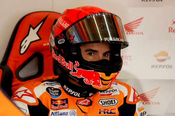 MotoGP - Spanish Grand Prix - Circuito de Jerez, Jerez, Spain - May 1, 2022 Repsol Honda Teams Marc Marquez before the race REUTERS/Jon Nazca