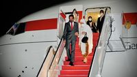 Momen Jokowi Tiba di Washington DC, AS