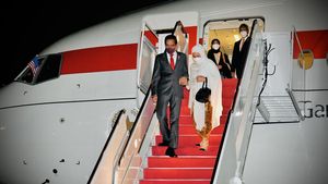 Momen Jokowi Tiba di Washington DC, AS