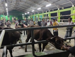 Dinas Peternakan-Polisi Pastikan RPH Sidoarjo Potong Hewan Ternak yang Sehat