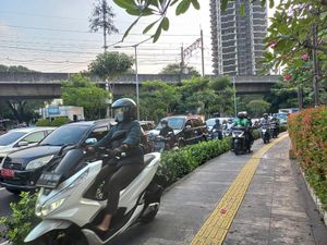 Viral Warga Usir Motor Naik Trotoar di Jakpus, Begini Kondisi Lokasi Kini Viral Warga Usir Motor Naik Trotoar di Jakpus, Begini Kondisi Lokasi Kini