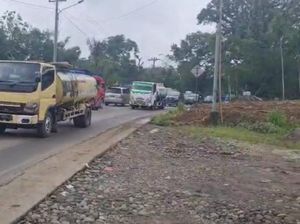 Jalur Medan-Berastagi Sempat Lumpuh 8 Jam, Kini Mulai Lancar