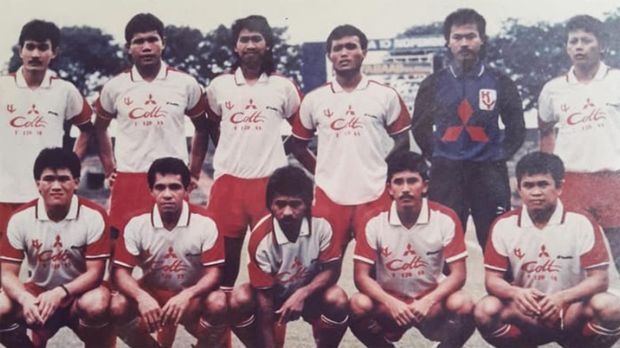 Toyo Haryono Toyo Haryono, mantan bek Timnas Indonesia yang ikut mengantar Indonesia juara SEA Games 1991. (Dok.Pribadi)