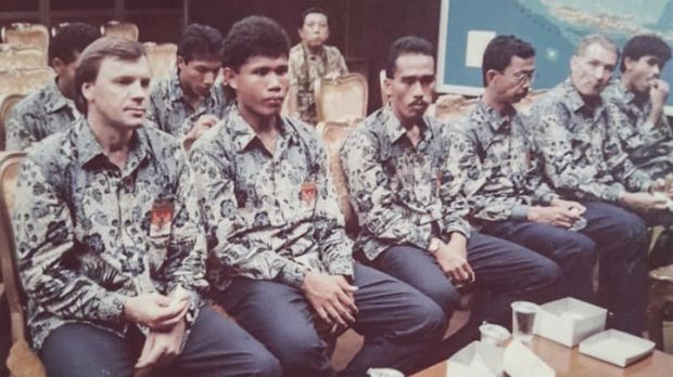 Toyo Haryono Toyo Haryono, mantan bek Timnas Indonesia yang ikut mengantar Indonesia juara SEA Games 1991. (Dok.Pribadi)