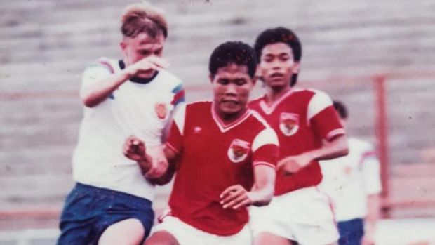 Toyo Haryono Toyo Haryono, mantan bek Timnas Indonesia yang ikut mengantar Indonesia juara SEA Games 1991. (Dok.Pribadi)